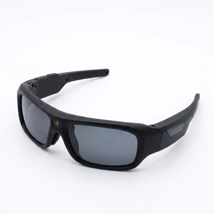 Camera Sunglasses – Hands-Free Video Recording Eyewear for Cycling, Fishing and Walking, Records to a microSD Card