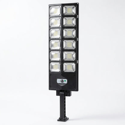 504-LED Solar Motion Sensor Light – Remote Control, 3 Lighting Modes + SOS Flash, Fold-Out Wall Bracket, Cool White