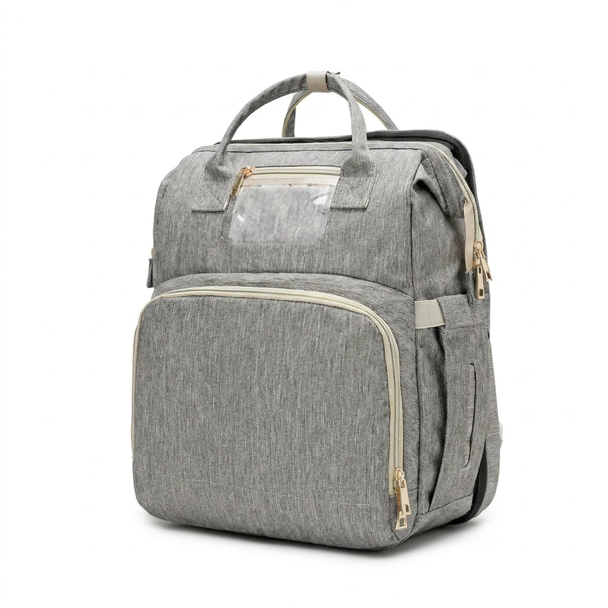 Fold-Out Diaper Bag Backpack — Opens Into a Changing Station