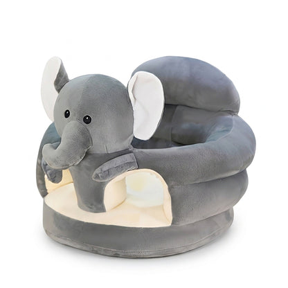 Plush Animal Floor Seat – Soft Foam Ring Cushion for Babies Who Already Sit Up