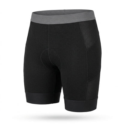 Breathable Men's Padded Cycling Shorts – 5D Underwear with Anti-Slip Leg Grips