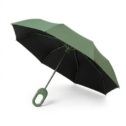 Extra-Large Reinforced Automatic Umbrella – Windproof, Rain-Resistant, UV-Blocking Ring-Buckle Design for Reliable All-Weather Protection