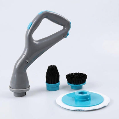 Cordless Electric Spin Scrubber — Handheld Power Cleaning Brush with Three Interchangeable Heads