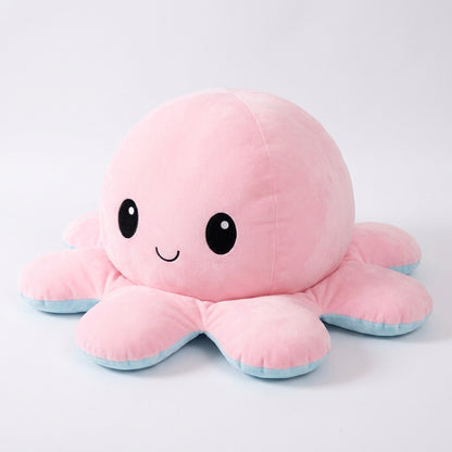 Giant Reversible Octopus Plush – Flip for a Mood Change, Perfect for Kids