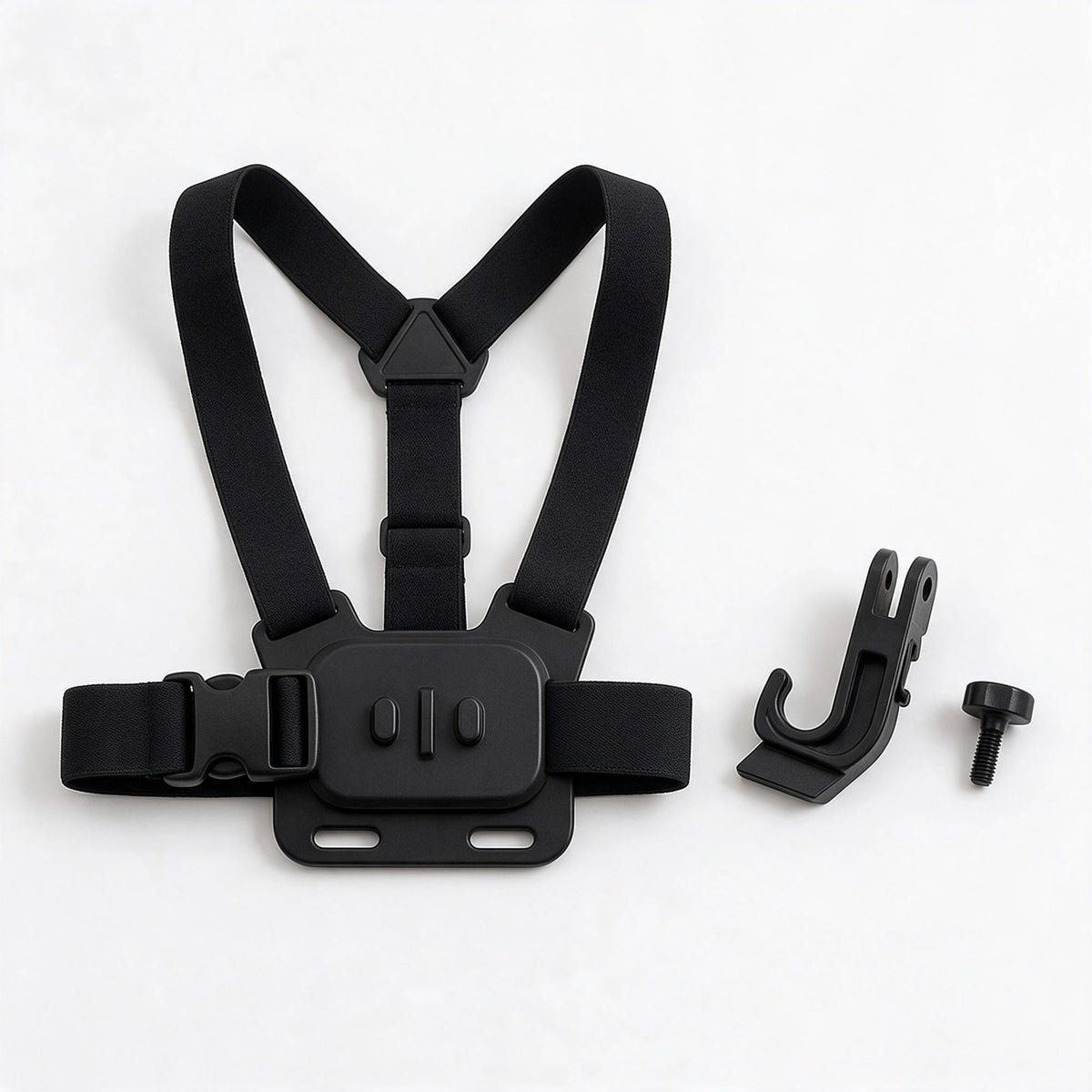 Chest Harness Mount for GoPro Hero 12 to 9 – Adjustable Strap with J Hook for AKASO & Action Camera Hands-Free Adventure Shots