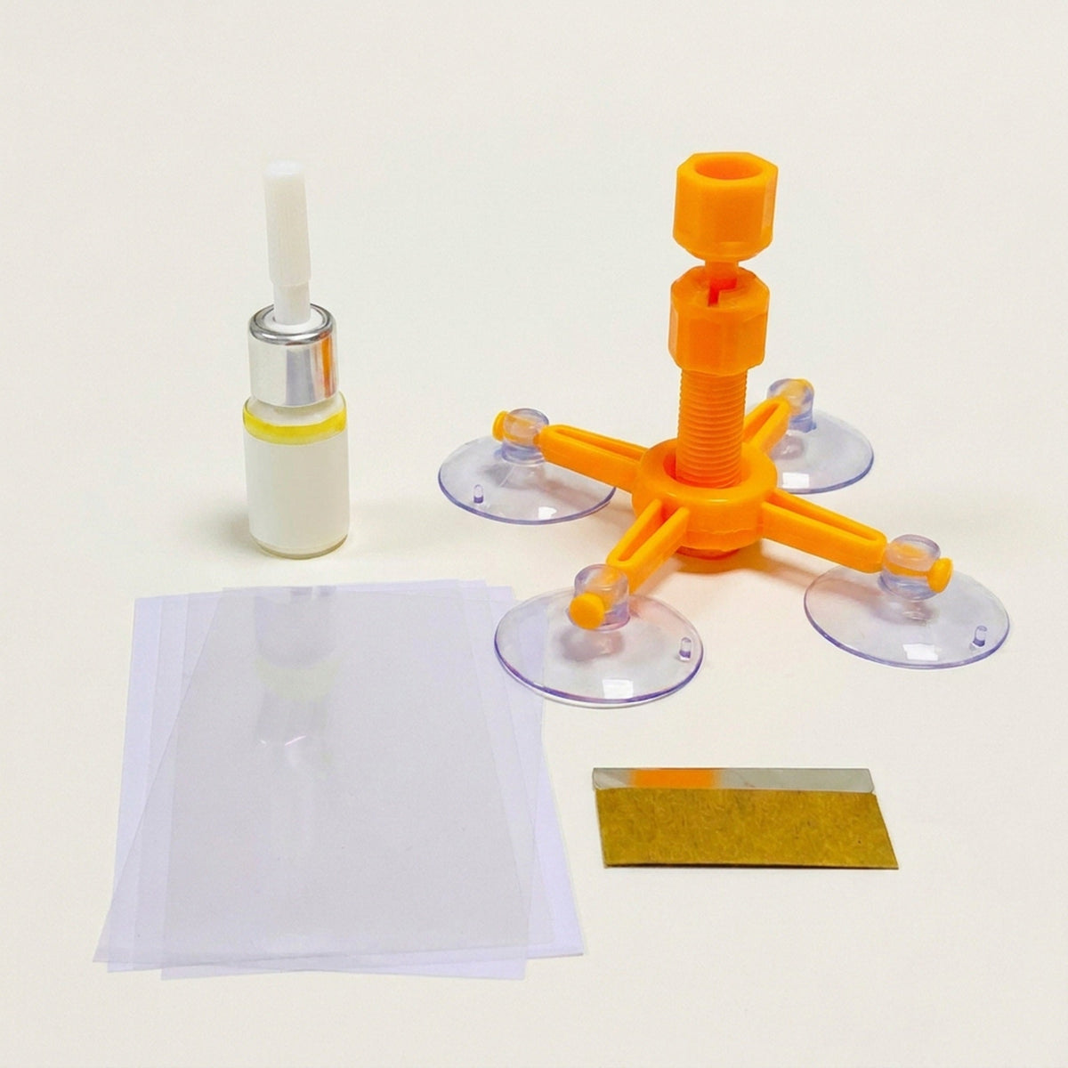 Windshield Repair Kit – Cracked Glass Repair Kit to Fix Chips, Cracks and Star-Shaped Cracks