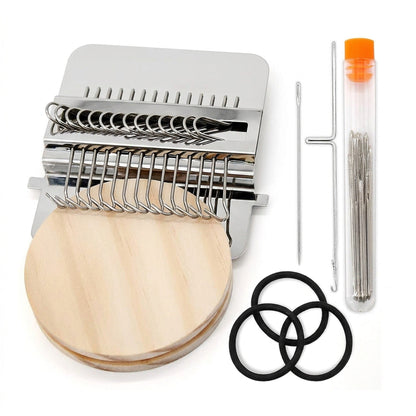 Darning Mini Loom Machine - Handy Small Loom Kit for Beginners, Quickly Repair Jeans, Repair Holes, DIY Beautiful Weaving