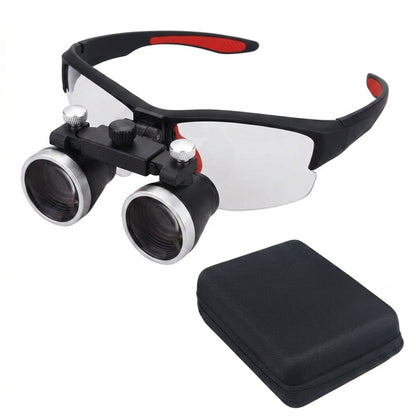 Dental Surgical Loupe with LED Headlight – 3.5X/2.5X Professional Medical Magnifier Glasses for Dentistry, Surgery & Precision Operations