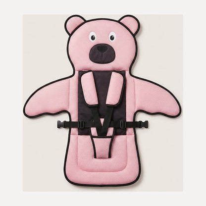 Bear-Shaped Padded Seat Liner with Support Harness - for Strollers, High Chairs & Dining Chairs