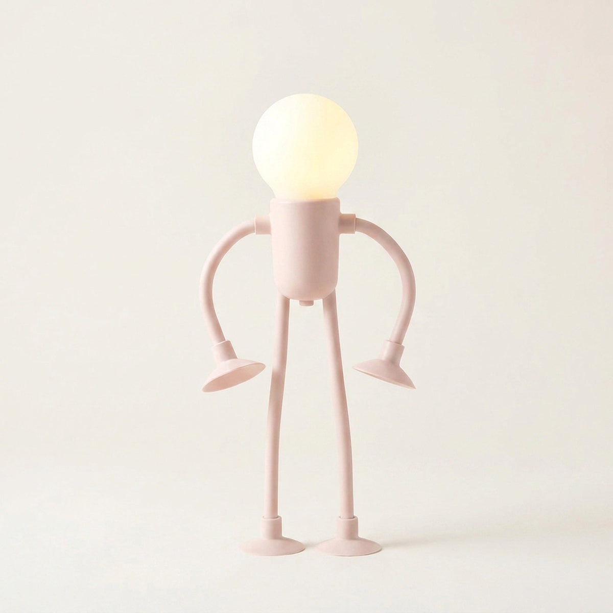 DIY Flexible Sportsman Nightlight – Adjustable Fun Suction Cup Lamp for Bedroom & Holiday Decor