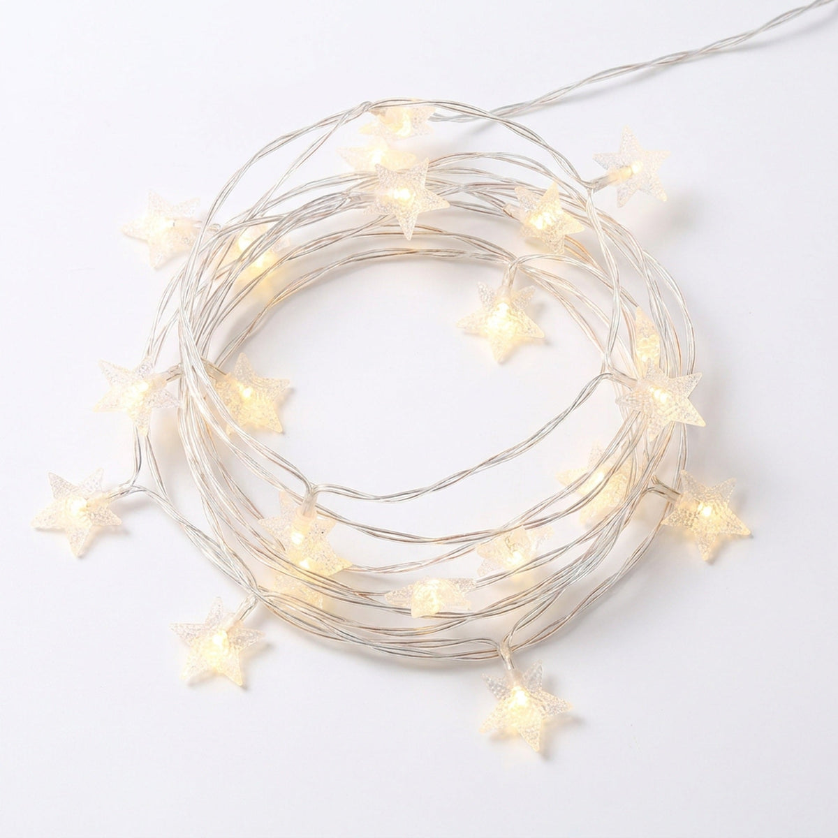Star LED String Lights - Indoor Fairy Garland for Bedrooms, Weddings, Parties & Christmas
