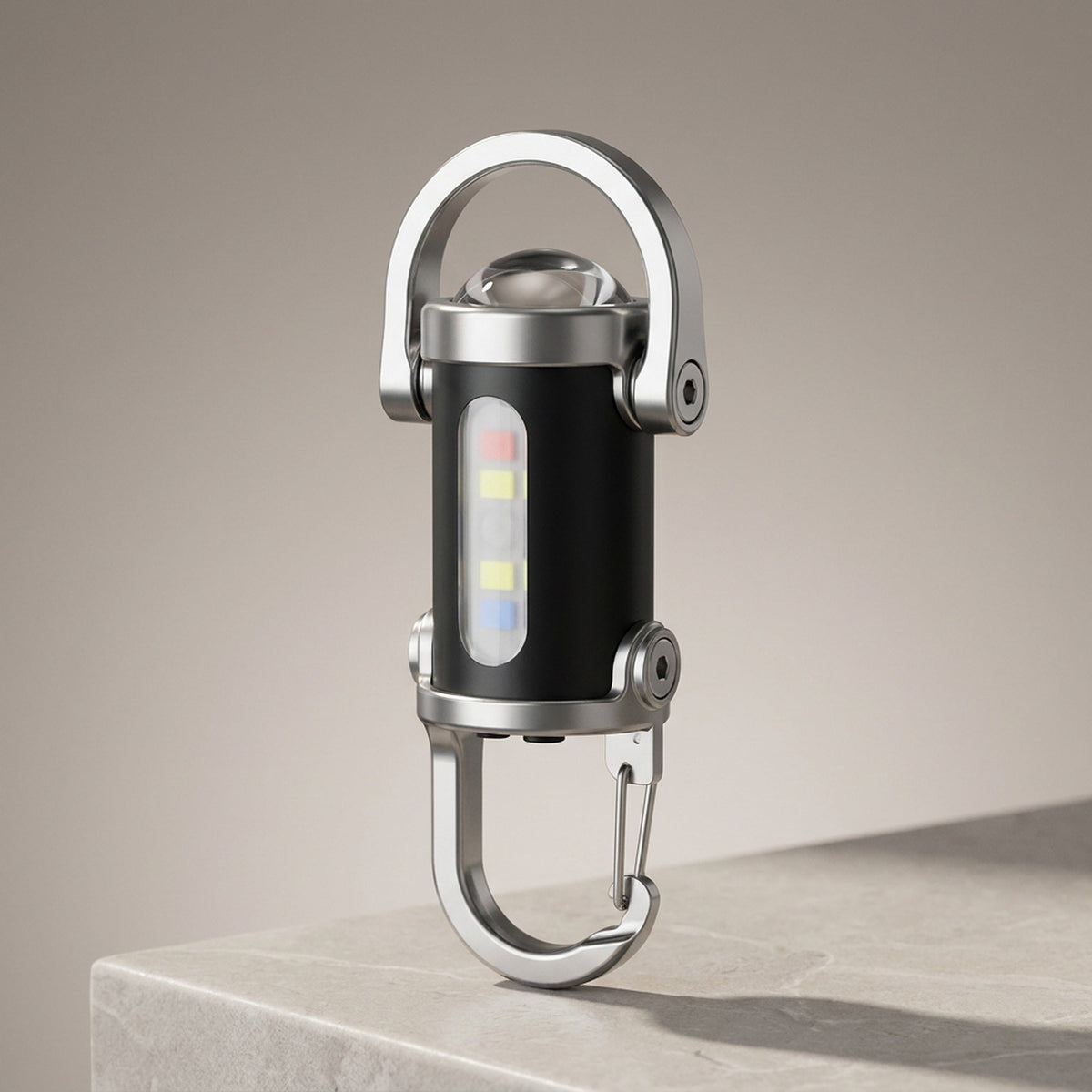 Rechargeable LED Keychain Work Light – Ultra-Bright, Compact, Multifunctional Emergency Flashlight with Keyring for Outdoor & Home Inspections