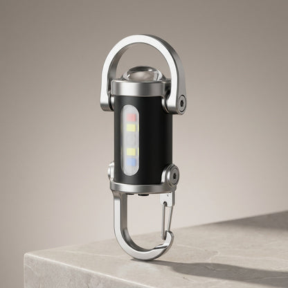 Rechargeable LED Keychain Work Light – Ultra-Bright, Compact, Multifunctional Emergency Flashlight with Keyring for Outdoor & Home Inspections