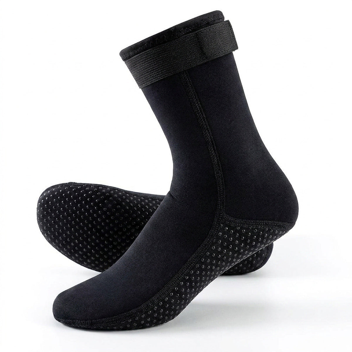Diving Socks -  Non-slip Adult Warm Patchwork Elasticity Wetsuit Shoes 3mm Neoprene