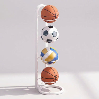 Sports Ball Storage Rack - Removable Garage Ball Organizer, Vertical Sports Display Stand for Volleyball, Football, Basketball and Soccer Ball