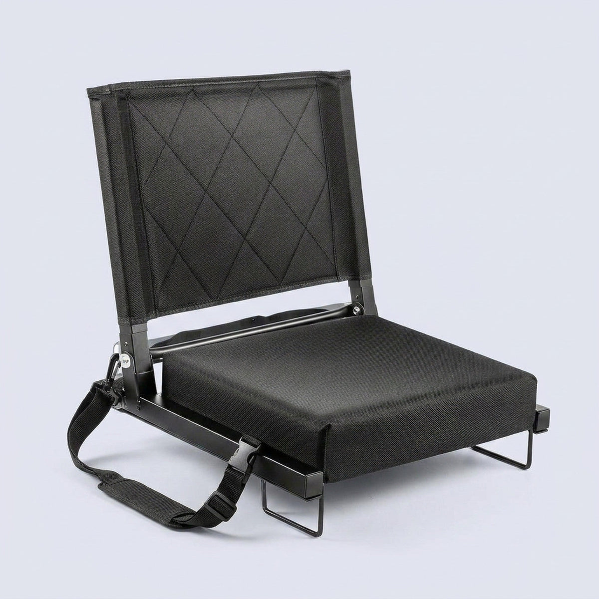 Ultra-Padded Portable Stadium Seats – Comfortable Adjustable Bleacher Chairs with Back Support and Shoulder Strap for Game Day Events