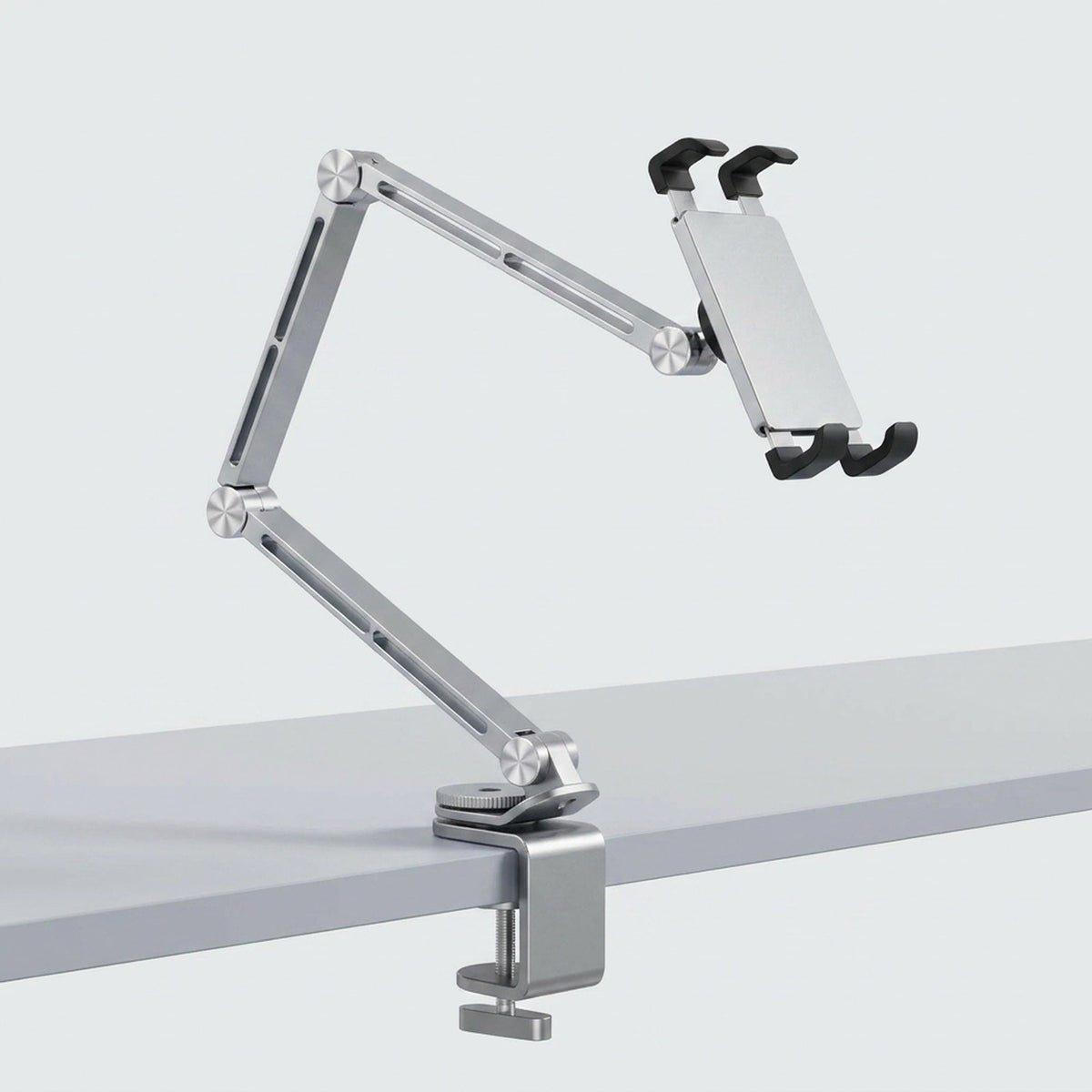 Adjustable Rotating Tablet Stand Holder - Portable Monitor Tablet Holder, Pad and Phone Clip Mount