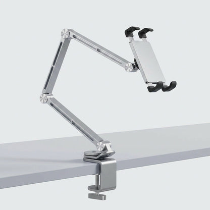 Adjustable Rotating Tablet Stand Holder - Portable Monitor Tablet Holder, Pad and Phone Clip Mount