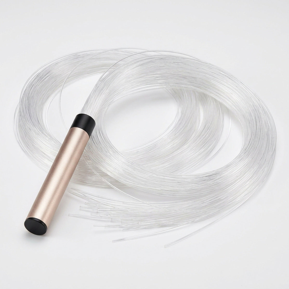 LED Rechargeable Light Whip - Fiber Optic Glowing Light Whips for Dancing