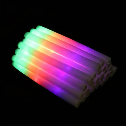 LED Foam Glow Sticks – Flashing Light Party Supplies for Weddings, Birthdays & Music Festivals
