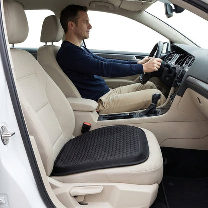 Universal and Multifunctional Car Seat Cushion - Breathable Cool Gel Seat Cushion, Provides Pressure Relief for Back and Tailbone Pain.