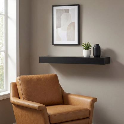 Floating Wall Shelf – Hidden Compartment Wooden Storage for a Touch of Magic in Your Space