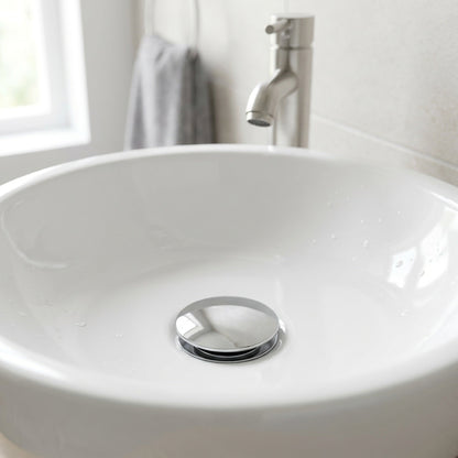 Universal Wash Basin Pop-Up Drain Filter - 2 in 1 Stopper and Filter