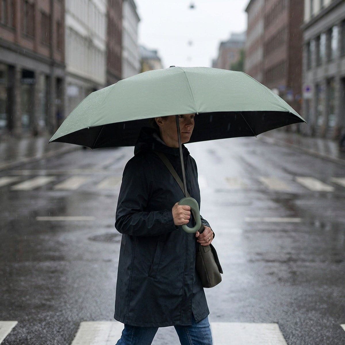 Extra-Large Reinforced Automatic Umbrella – Windproof, Rain-Resistant, UV-Blocking Ring-Buckle Design for Reliable All-Weather Protection