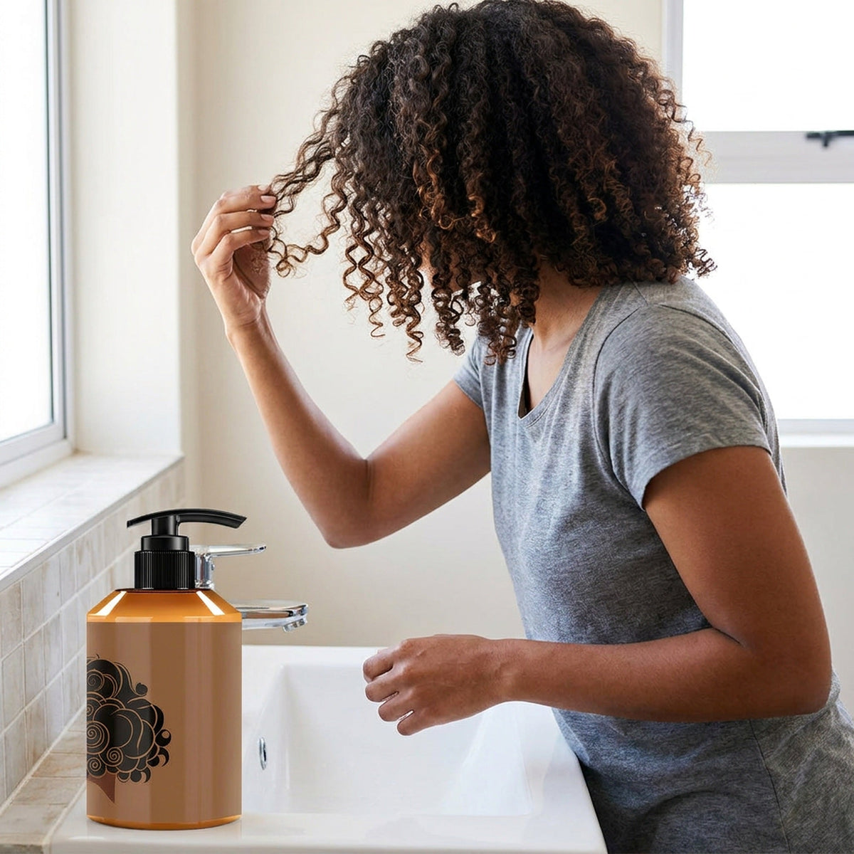 Define Your Curls Argan Oil Cream – Lightweight Hold and Brilliant Shine with Nourishing Oils for Bouncy, Beautiful, and Frizz-Free Curls