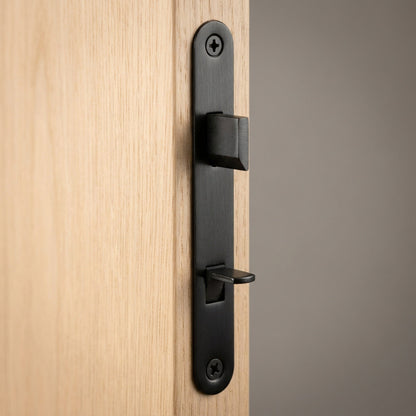 Latest Pocket Door Sliding Lock – Invisible Interior Hardware with Smooth Entry Hook, Durable Fittings for Bathroom Privacy and Modern Home Styling