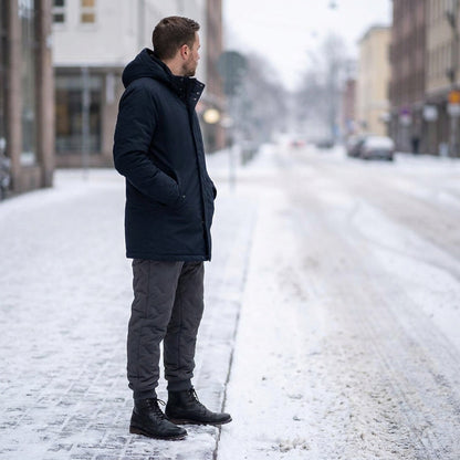 Winter Pants for Men – Fleece Lined or Quilted Puffer Thermal Joggers