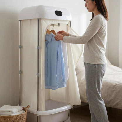 Foldable Electric Clothes Dryer - Ventless Warm-Air Drying Cabinet for Apartments