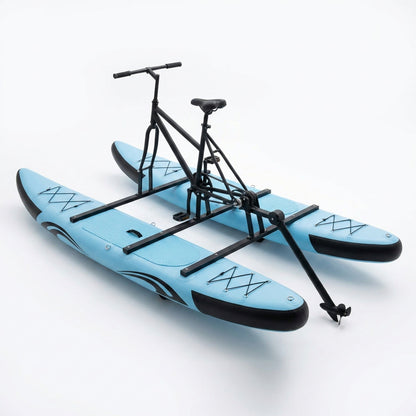 Spatium SUP Inflatable Water Bike 2.0 – Stable Pedal Kayak Pedal Boat for Lakes, Easy-Drive Inflatable Watercraft for Outdoor Adventure & Fitness
