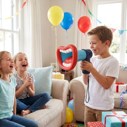 Big Mouth Voice Changer Megaphone Toy – Funny Voice Changing Microphone with Recording for Kids & Adults