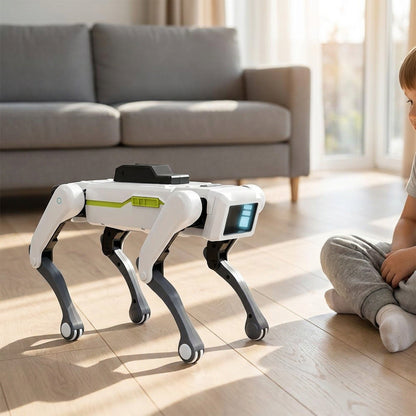 Voice-Controlled Interactive AI Smart Robot Dog – Programmable Pet with Mobile App, USB Rechargeable Design, Robotic Movements & Smart Learning Features