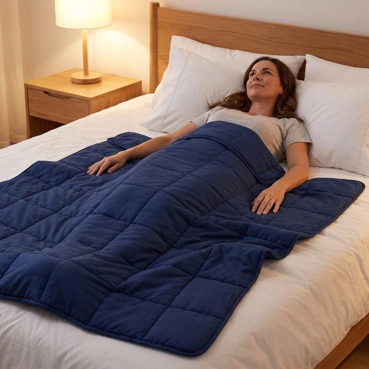 Weighted Blanket for Bed - 100% Organic Cotton