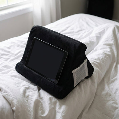 Pillow Tablet Stand - Foam Wedge Holder for Tablets, E-Readers, Phones and Books, Three Reading Angles for Bed, Sofa and Desk