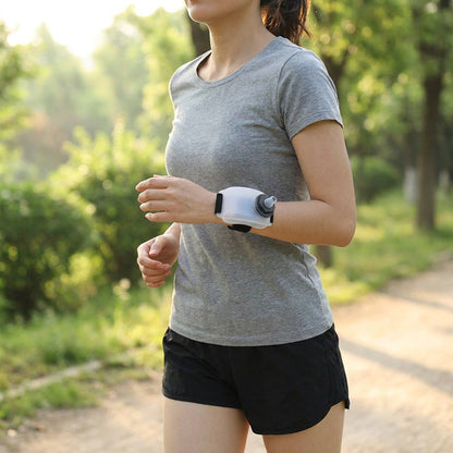 Wrist Water Bottle for Running – Hands-Free 7 oz Soft Silicone Flask with Strap
