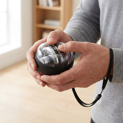 Gyro Power Ball - Exerciser Gyro Ball for Strengthen Arms, Fingers, Wrist Bones and Muscles