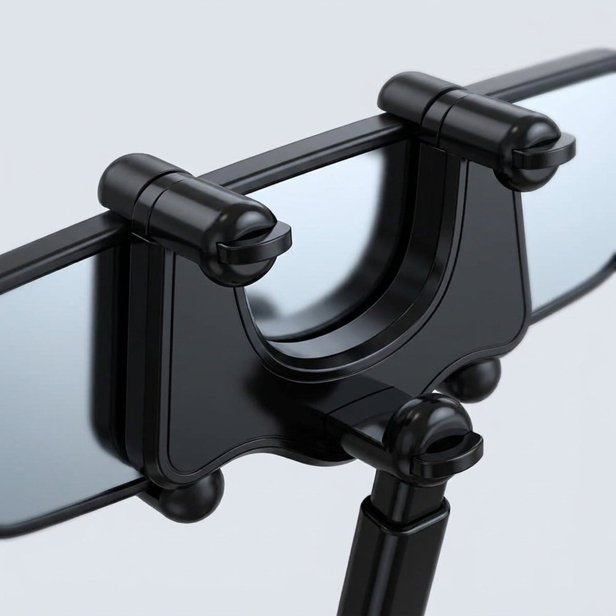 Rotatable and Retractable Car Phone Holder - 360 Degree Rear View Mirror Phone Holder