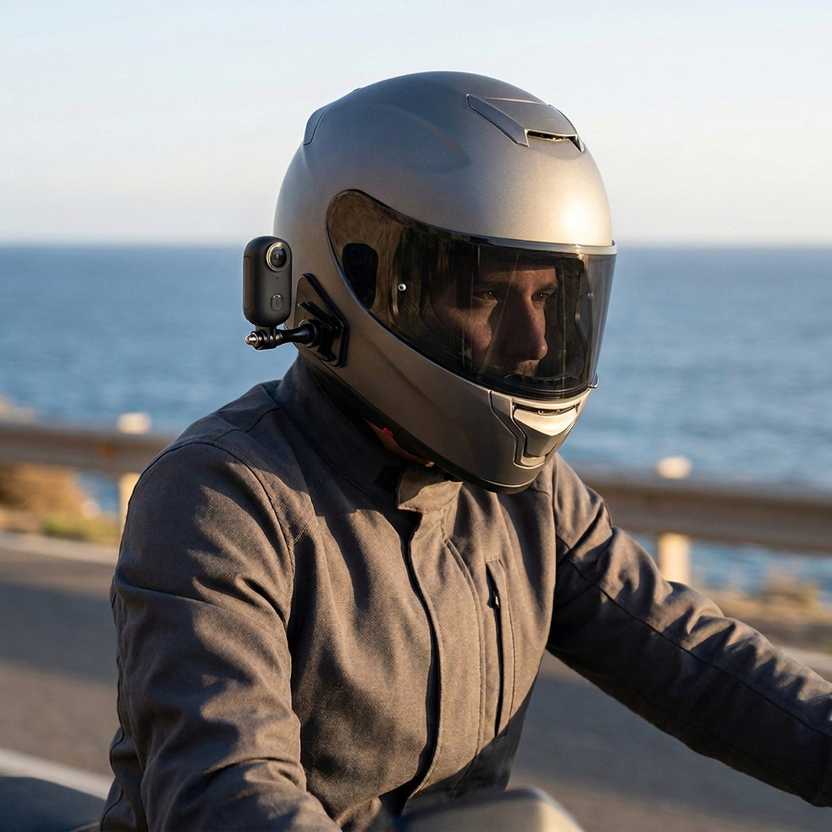 Ultra-Compact 4K WiFi Action Camera – Wireless Mini Bodycam for Motorcycle Helmet Perfect for Capturing Every Outdoor Adventure