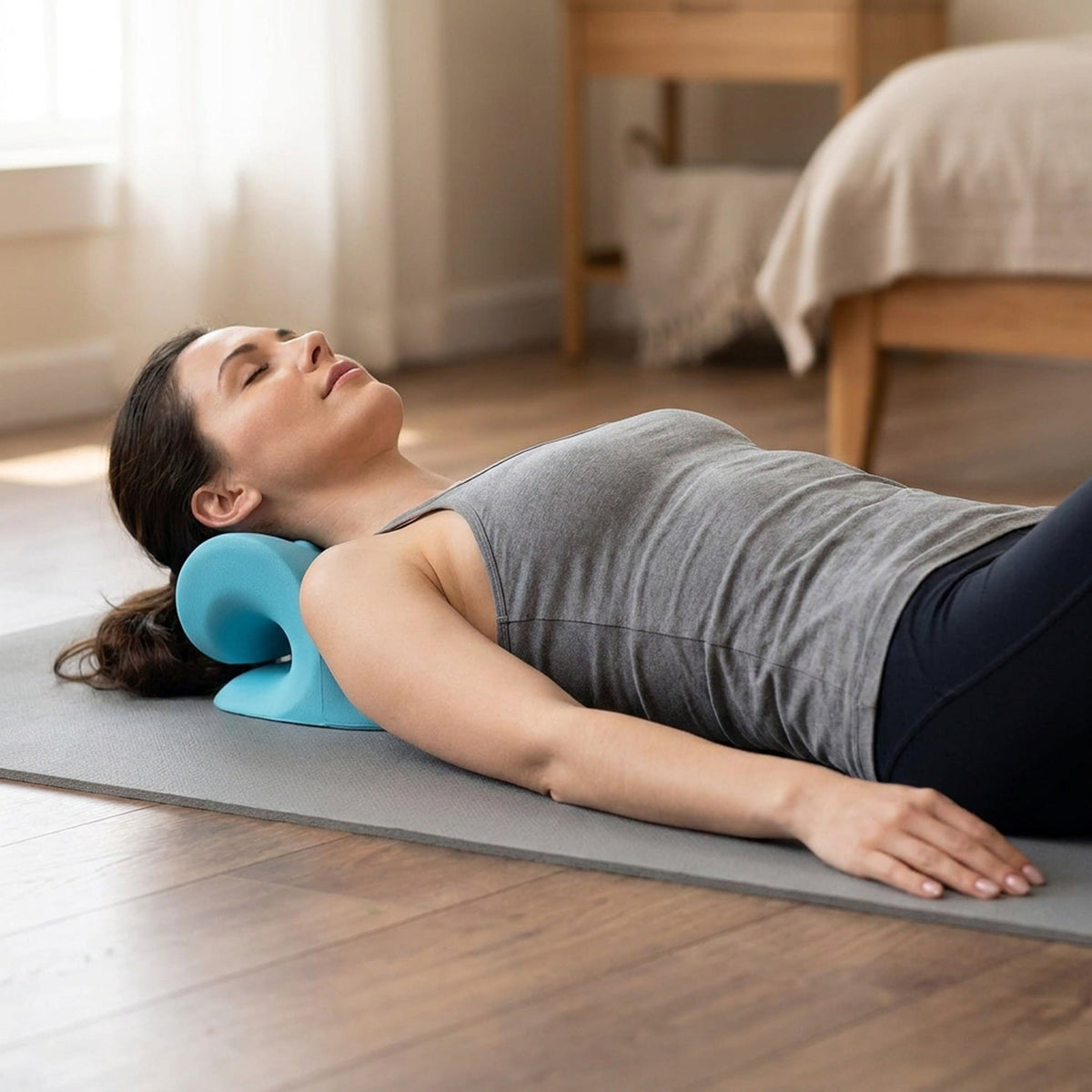 Neck Stretcher Pillow - Cervical Neck and Shoulder Relaxer