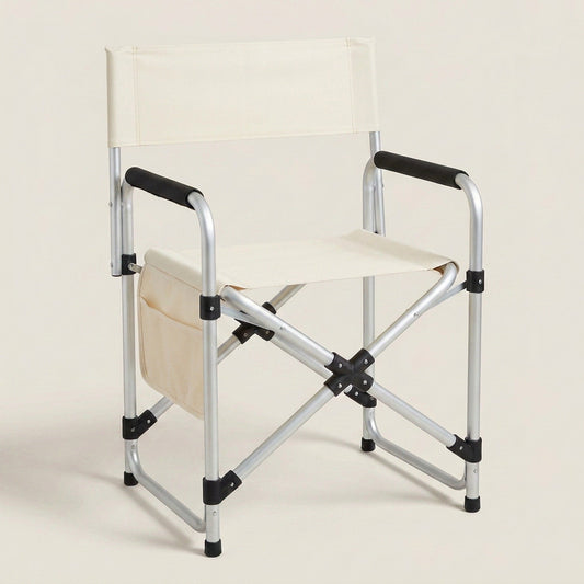 Aluminum Folding Chair – Lightweight Yet Strong Seat with Backrest for Outdoor Fishing, Travel, and Compact Storage