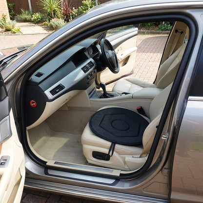 Rotating Seat Cushion - 360° Rotating Seat Cushion Pivot Disc Pad for Elderly, Swivel Car Seat Chair Assist to Turning Easily from Car to Wheelchair