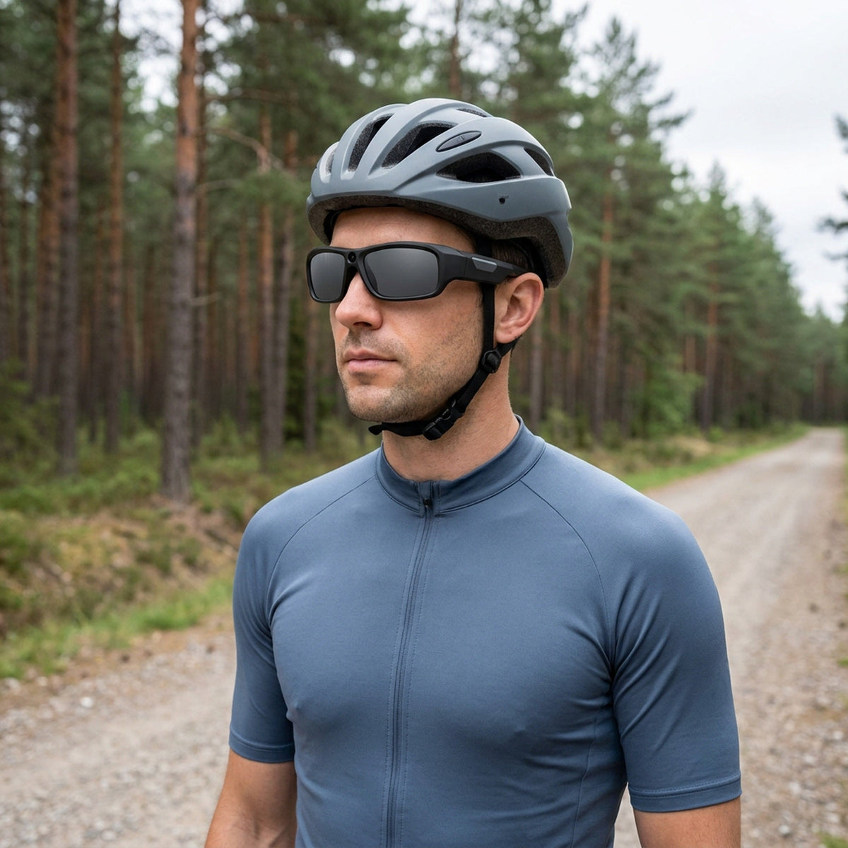 Camera Sunglasses – Hands-Free Video Recording Eyewear for Cycling, Fishing and Walking, Records to a microSD Card