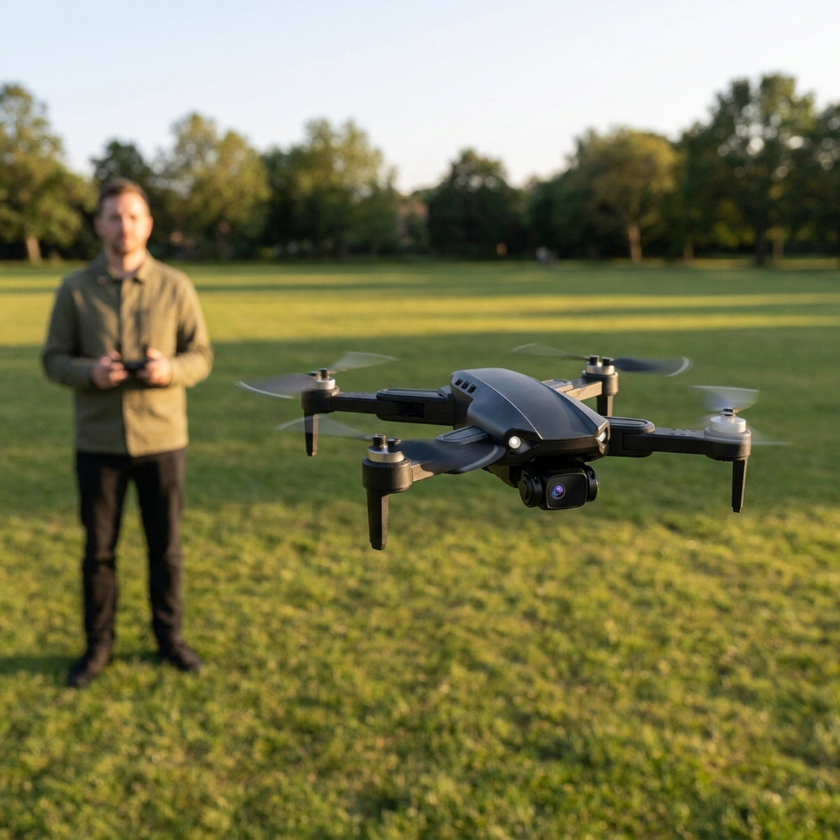 Drone with Camera – L900 Pro SE GPS RC Drone, Dual HD Camera, Foldable & Brushless