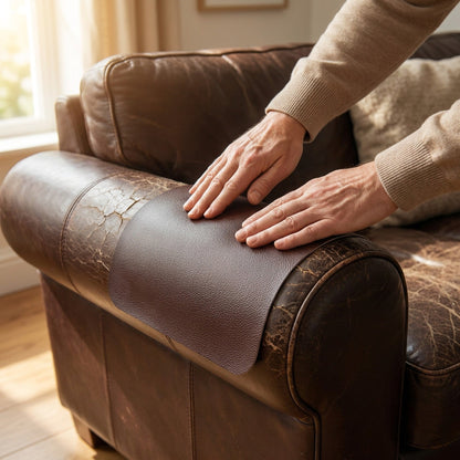 Leather Repair Patches - Self-Adhesive Patch for Sofas, Couch, Furniture and Drivers Seat
