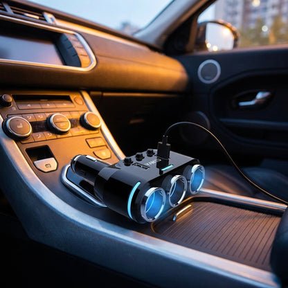 Car Splitter Cigarette Lighter Socket