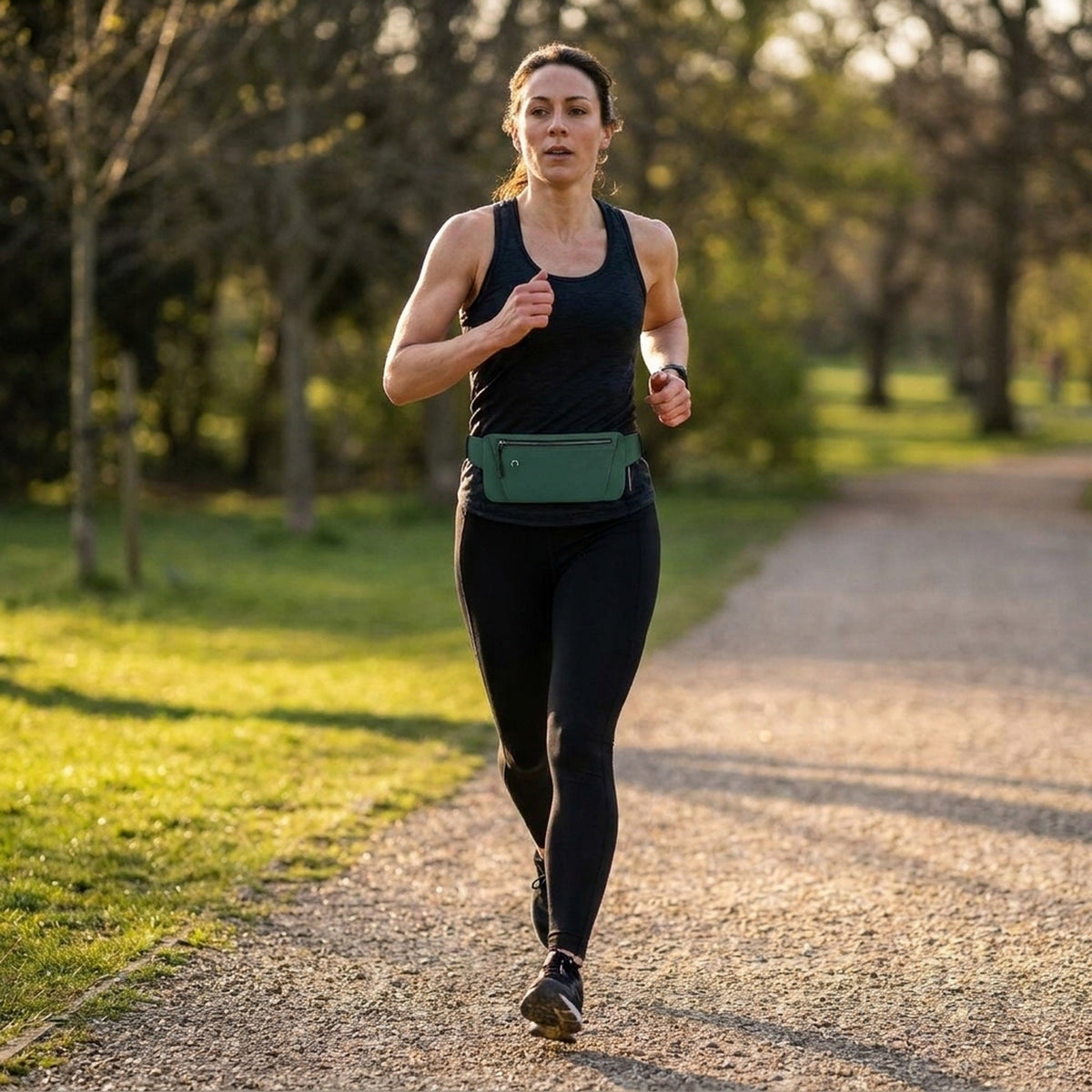 Ultra-Thin Waterproof Running Belt – Secure & Invisible Sports Waist Bag