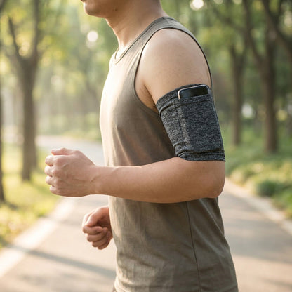 Running Arm Phone Bag – Unisex Sports Armband with High Elastic Fabric for Jogging, Gym, Workouts & On-the-Go Device Protection